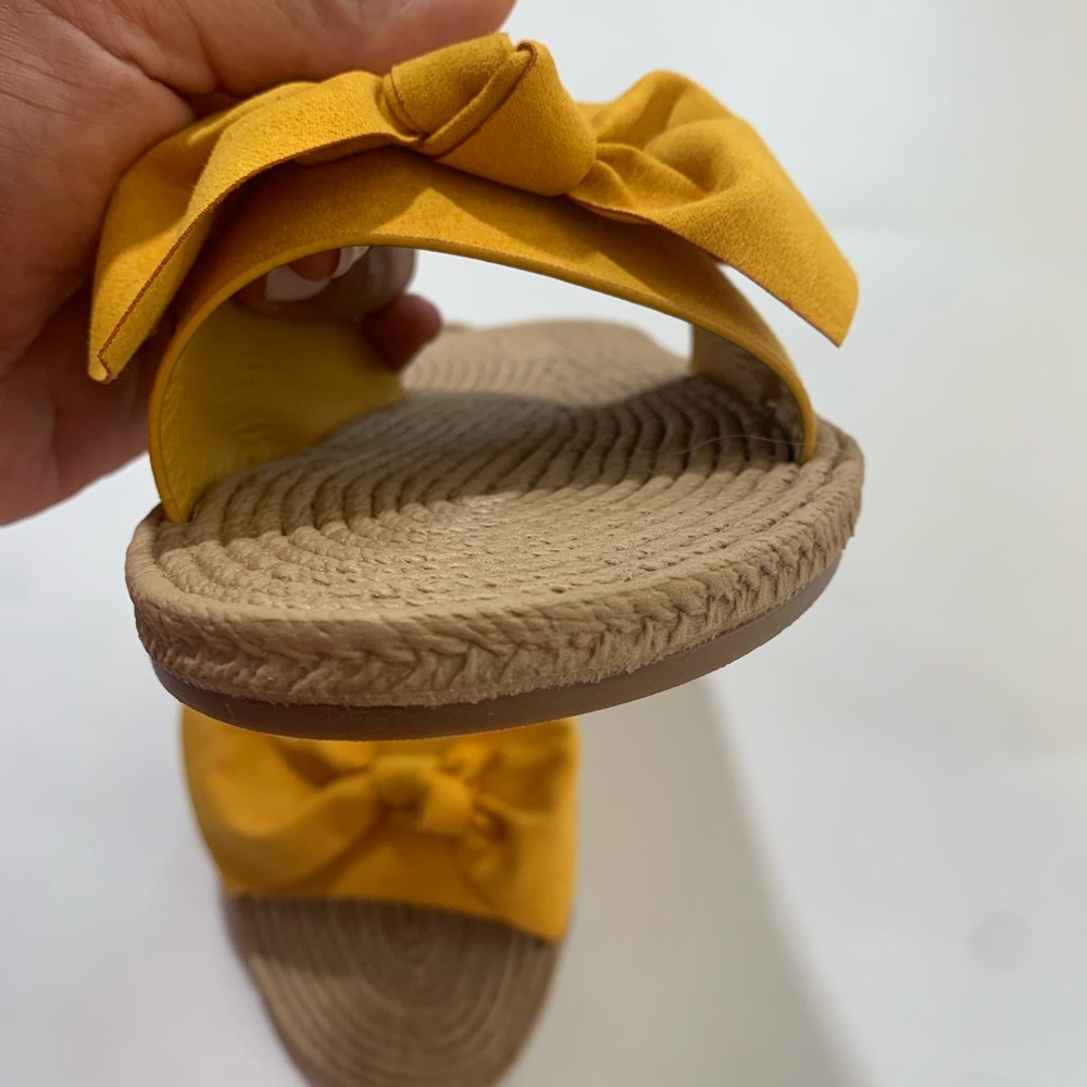 Bow Detail Espadrille Slide Sandals - Picture 4 of 6